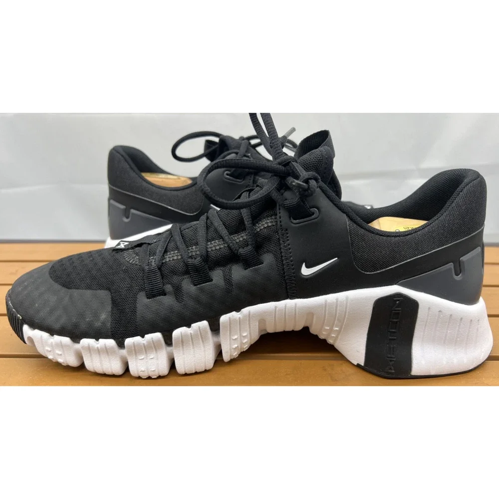 Nike Free Metcon 5 Black White DV3949-001 Mens CrossFit Gym Size 12 - Picture 8 of 12
